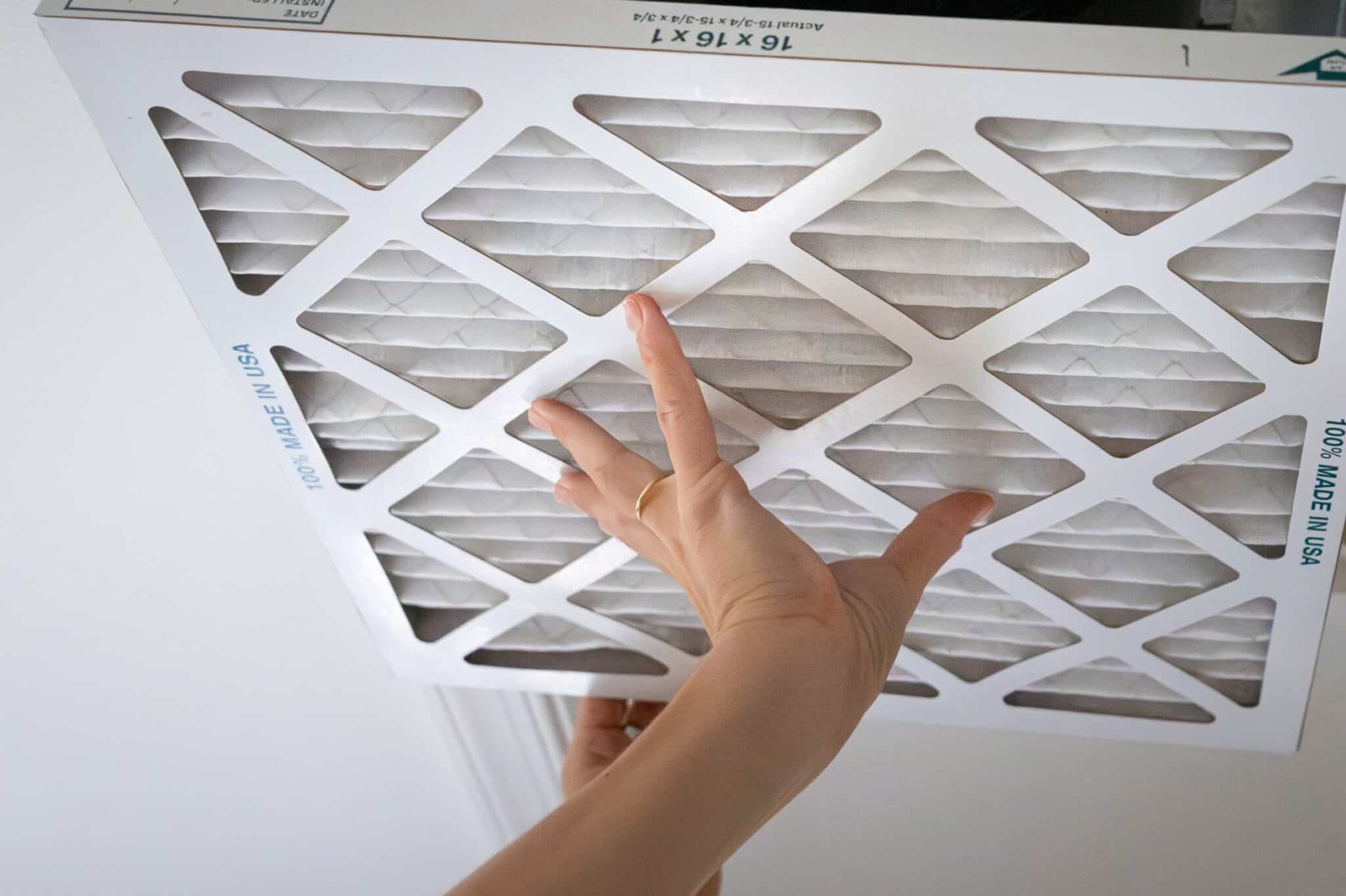 New air filter, Air Quality.